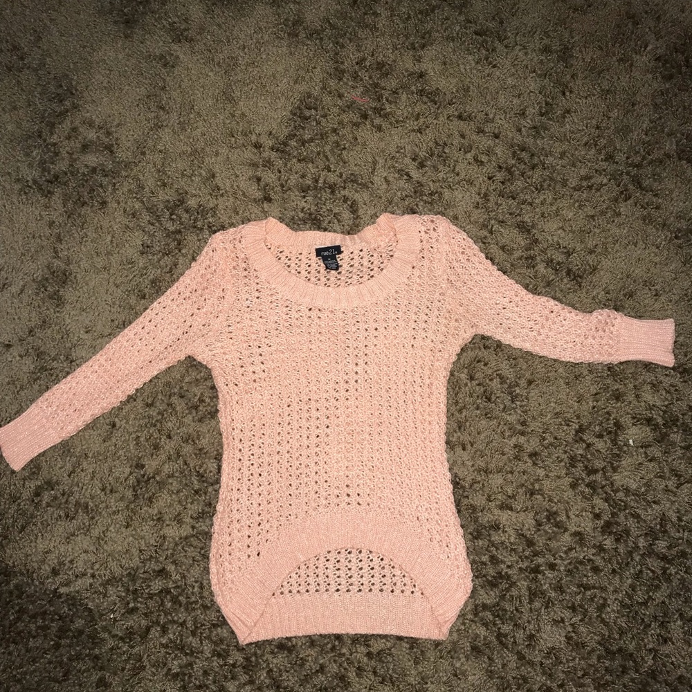 Knit sweater top